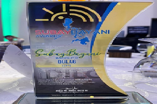 The Municipal Government of Dulag, Leyte is truly honored for DILG’s recognition of LGU-Dulag’s transparency in governance.